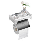 Toilet Tissue Roll Paper Plastic Storage Rack Waterproof Paper Rack