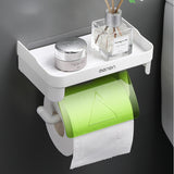 Toilet Tissue Roll Paper Plastic Storage Rack Waterproof Paper Rack