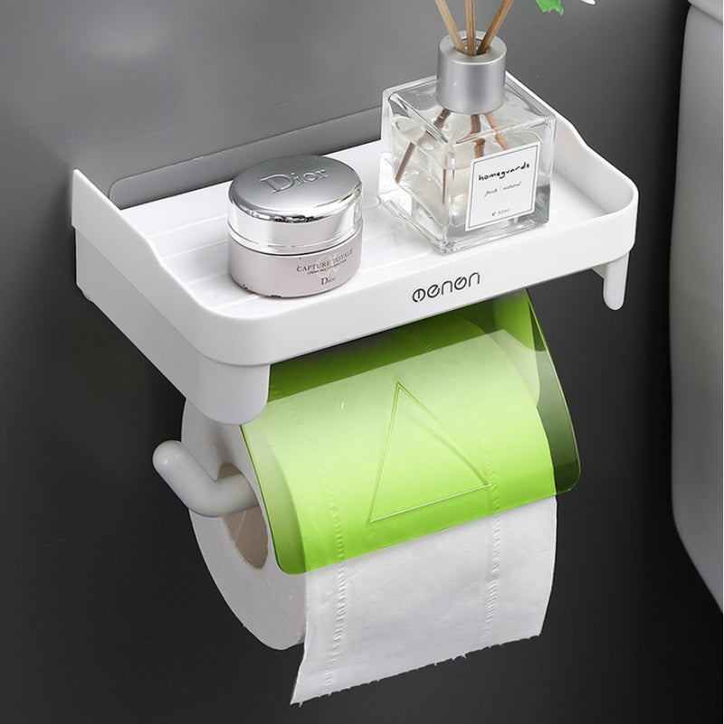Toilet Tissue Roll Paper Plastic Storage Rack Waterproof Paper Rack