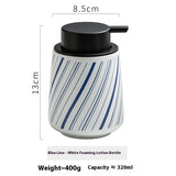 Modern Color Blocking Simple Ceramic Sparkling Mousse Bottle
