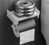 Toilet Tissue Roll Paper Plastic Storage Rack Waterproof Paper Rack