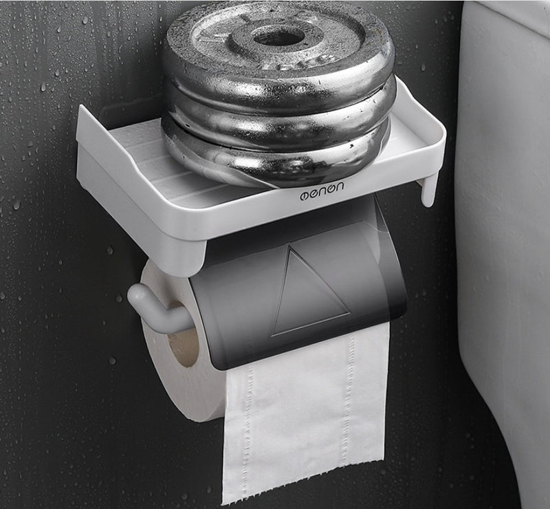 Toilet Tissue Roll Paper Plastic Storage Rack Waterproof Paper Rack
