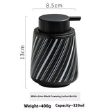 Modern Color Blocking Simple Ceramic Sparkling Mousse Bottle
